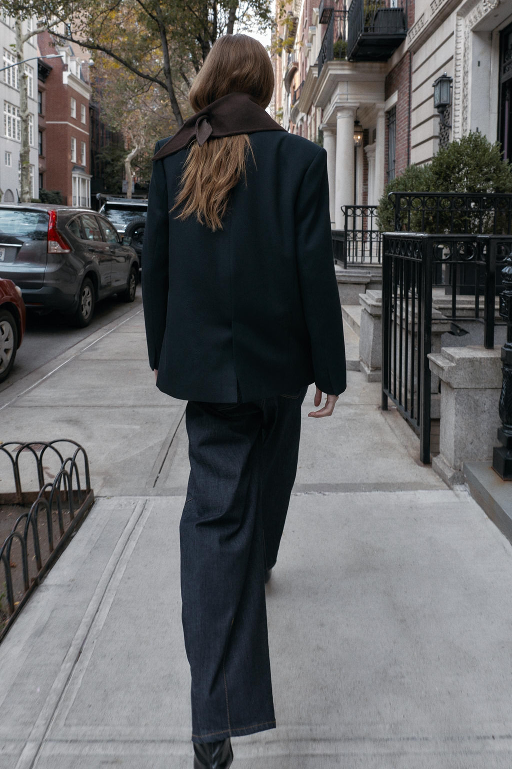 OVERSIZE DOUBLE-BREASTED TWILL BLAZER - Zara фото 5