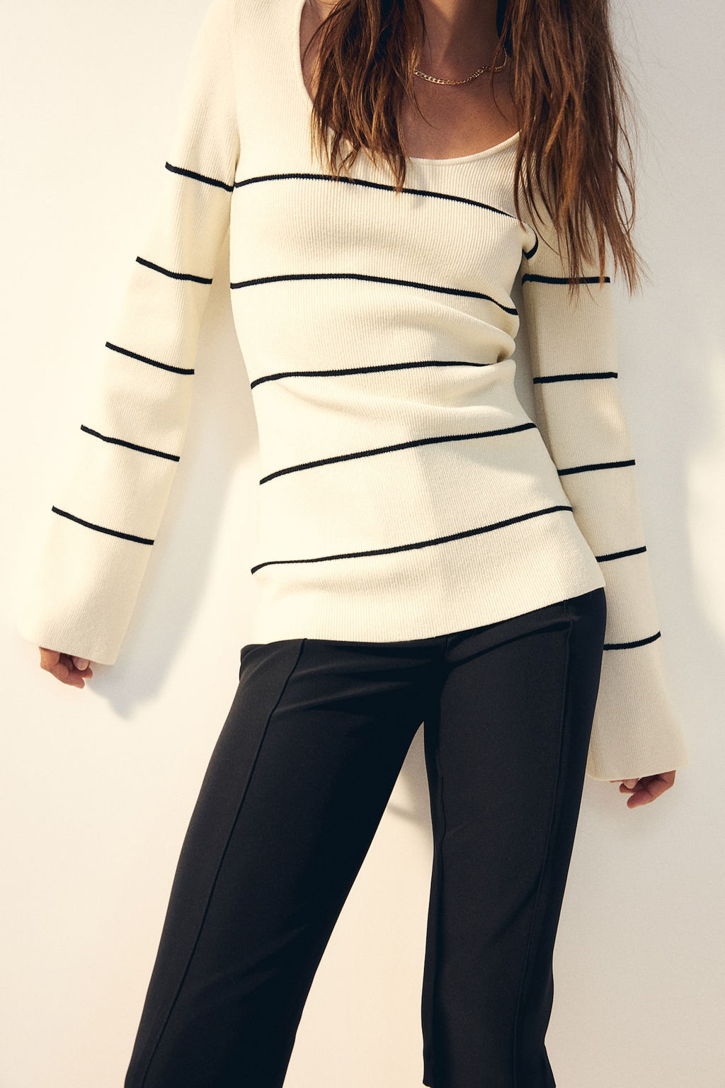 Jersey con escote en U - H&m фото 3