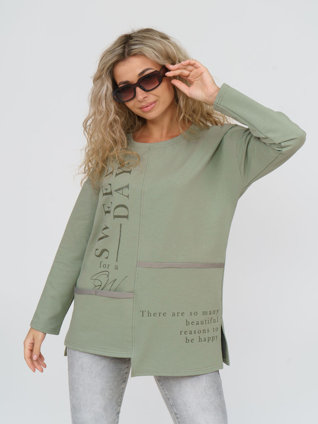 888 Туника "Св.олива"