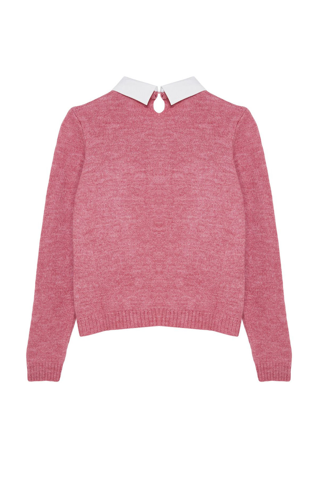 Antrasit Yumusak Dokulu Gomlek Garnili Kurdele/Fiyonk Detayl? Tasl? Triko Kazak TWOAW25KZ00035 - Trendyolmilla фото 21