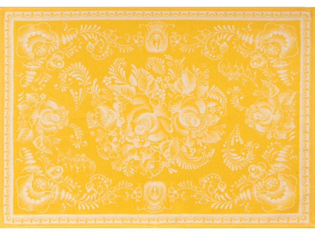 07с-39ЯК 50*70 Полотенце "Гжель" цв. желтый