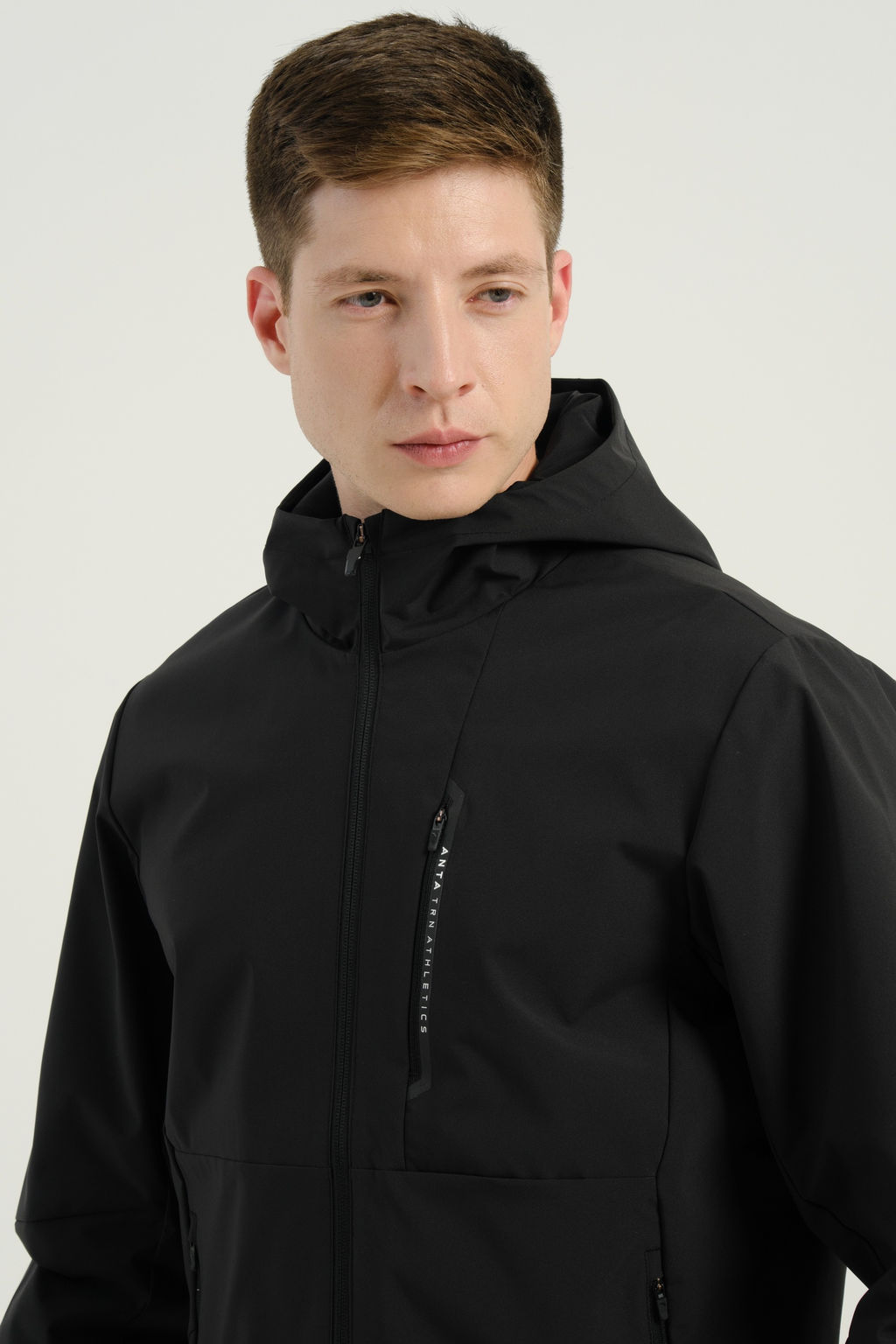 Куртка Черный TRN Woven Jacket - Anta фото 3