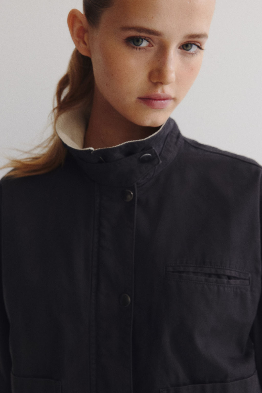 Cazadora de lona con cuello de pana - H&m фото 6