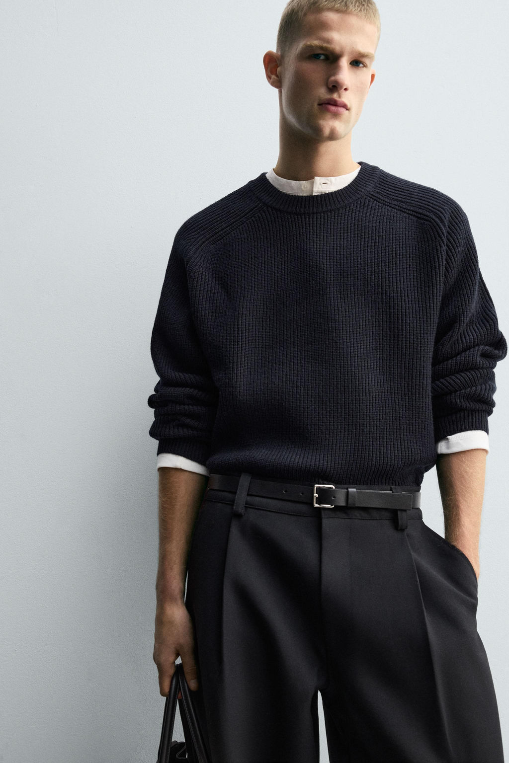 TEXTURED BOXY FIT JUMPER - Zara фото 6