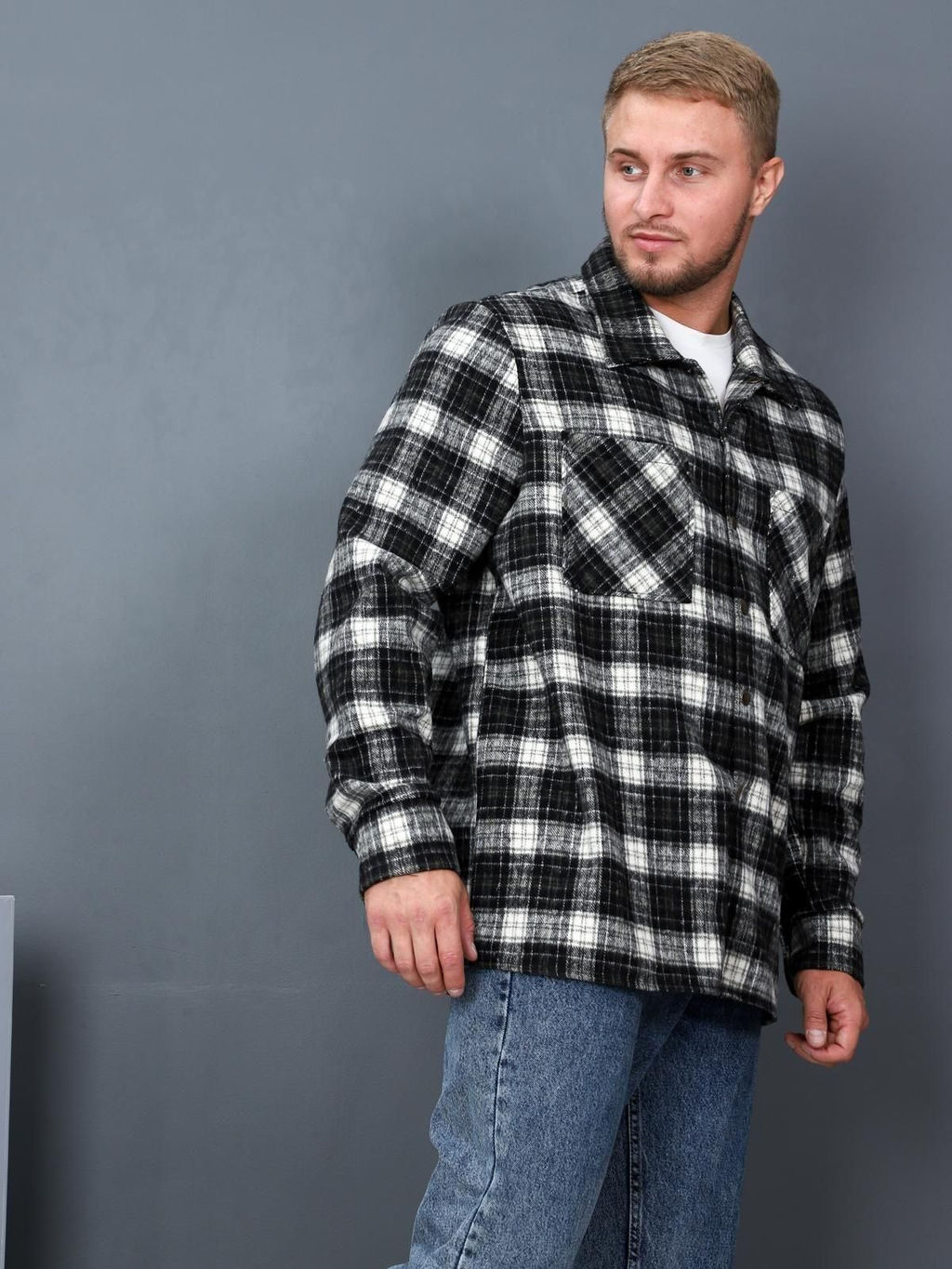 IV-CAPRIZ Никос - рубашка шерстяная  фото 20