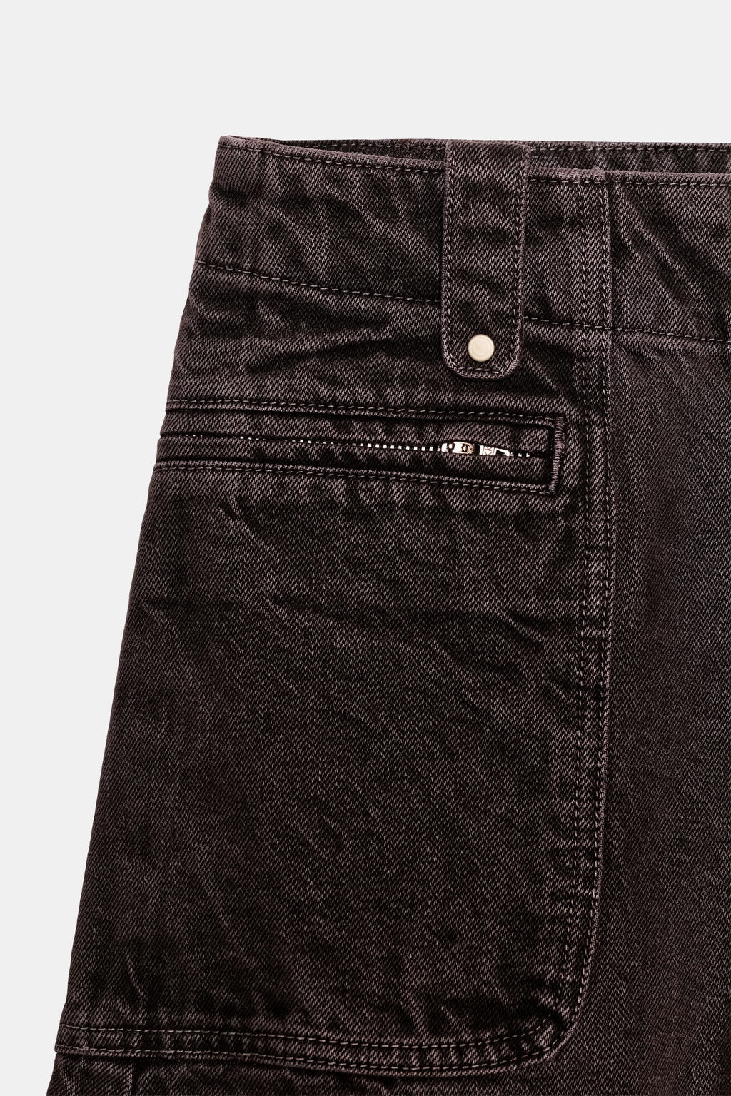 JEANS Z1975 CARGO BARREL TIRO MEDIO / Marr?n - Zara фото 10