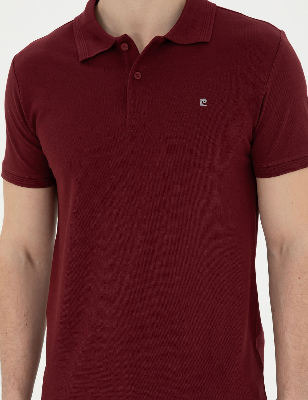 Bordo Slim Fit Basic Ti__rt