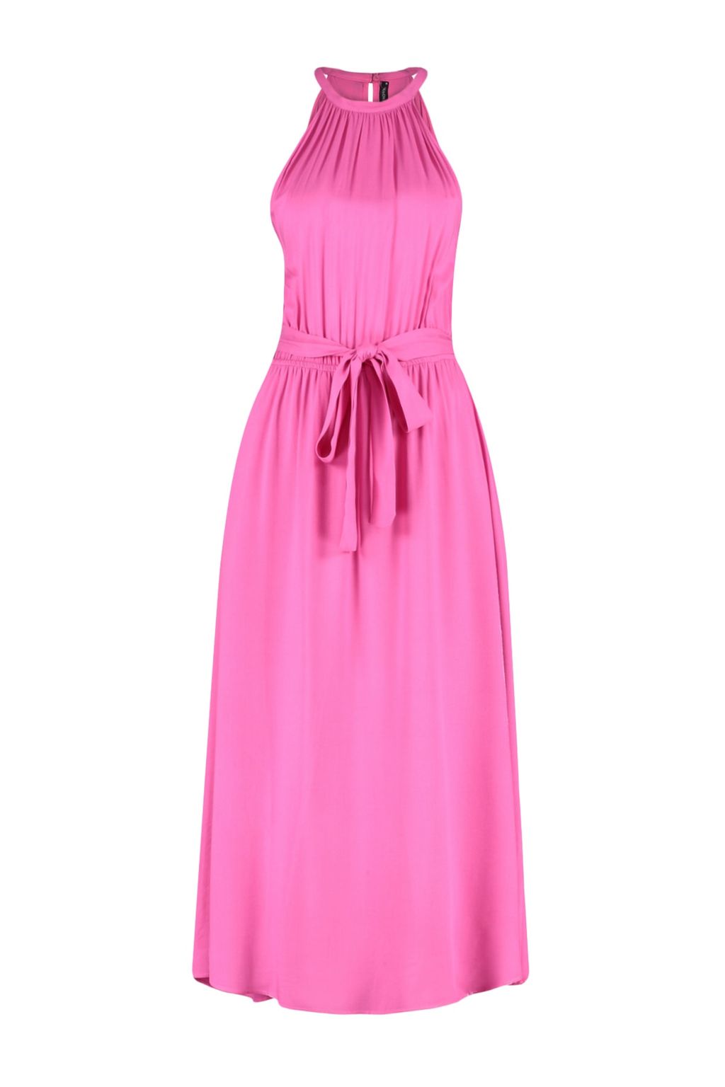 TRENDYOLMILLA Ac?k Kahverengi Kusakl? Duz Beli lastikli Kusakl? Midi Dokuma Elbise TWOSS19EL0155  фото 31