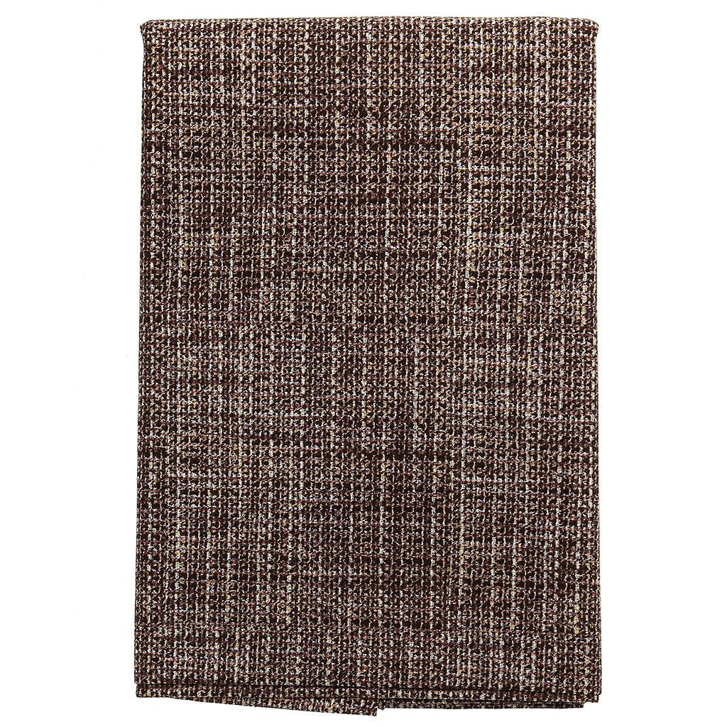 Скатерть 180х145см Зерно какао, длина стола до 140см, на 6 персон, хлопок пестроткань 152г/м2, упаковка классическая, пакет ПВХ 28х41см, Домашняя мода (Россия)  фото 4