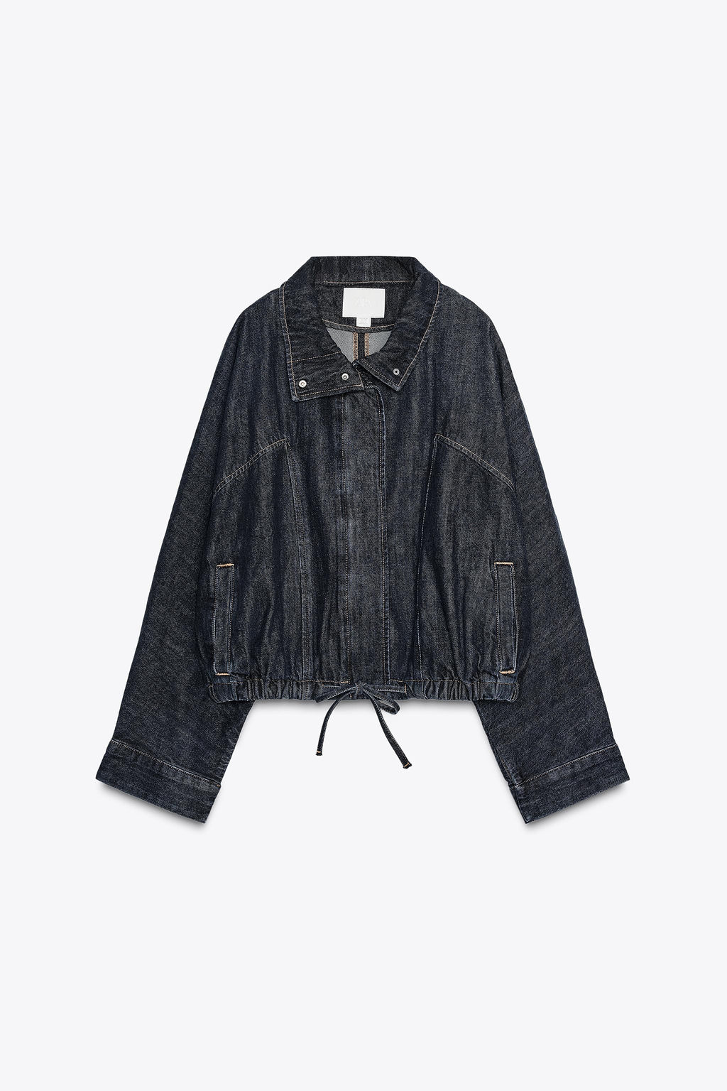 TRF BATWING SLEEVE DENIM JACKET - Zara фото 7