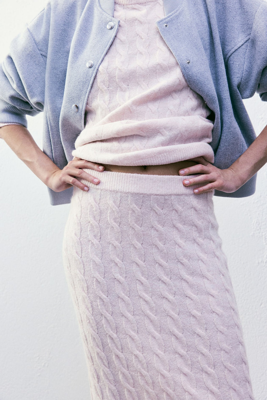 Cable-knit skirt - H&m фото 2
