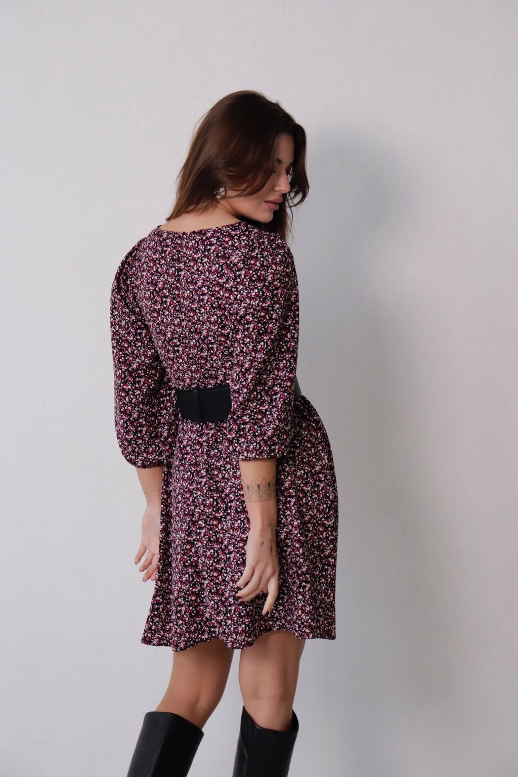 Платье с присборенной юбкой - Martichelli фото 22