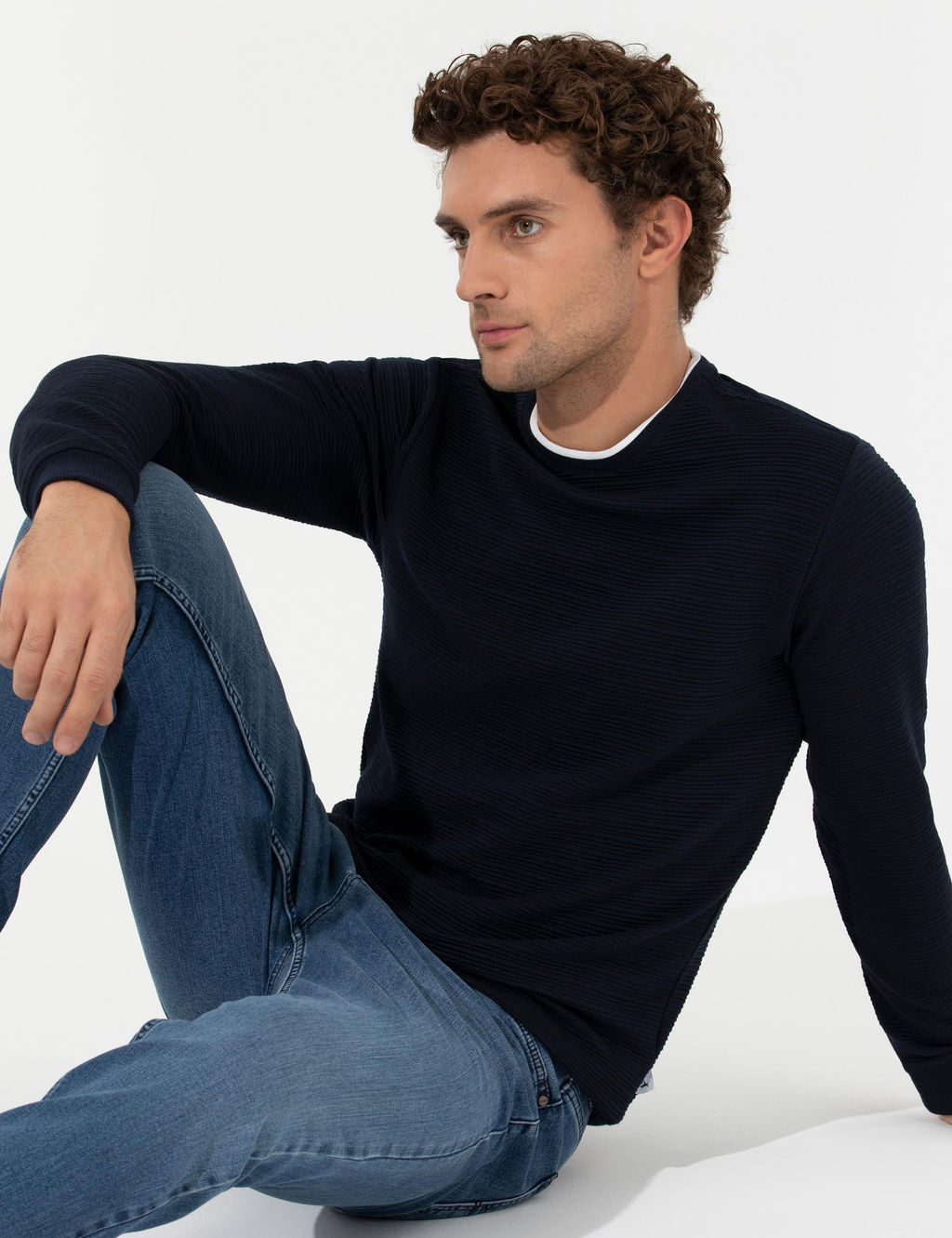 Lacivert Sweatshirt - Cacharel фото 7