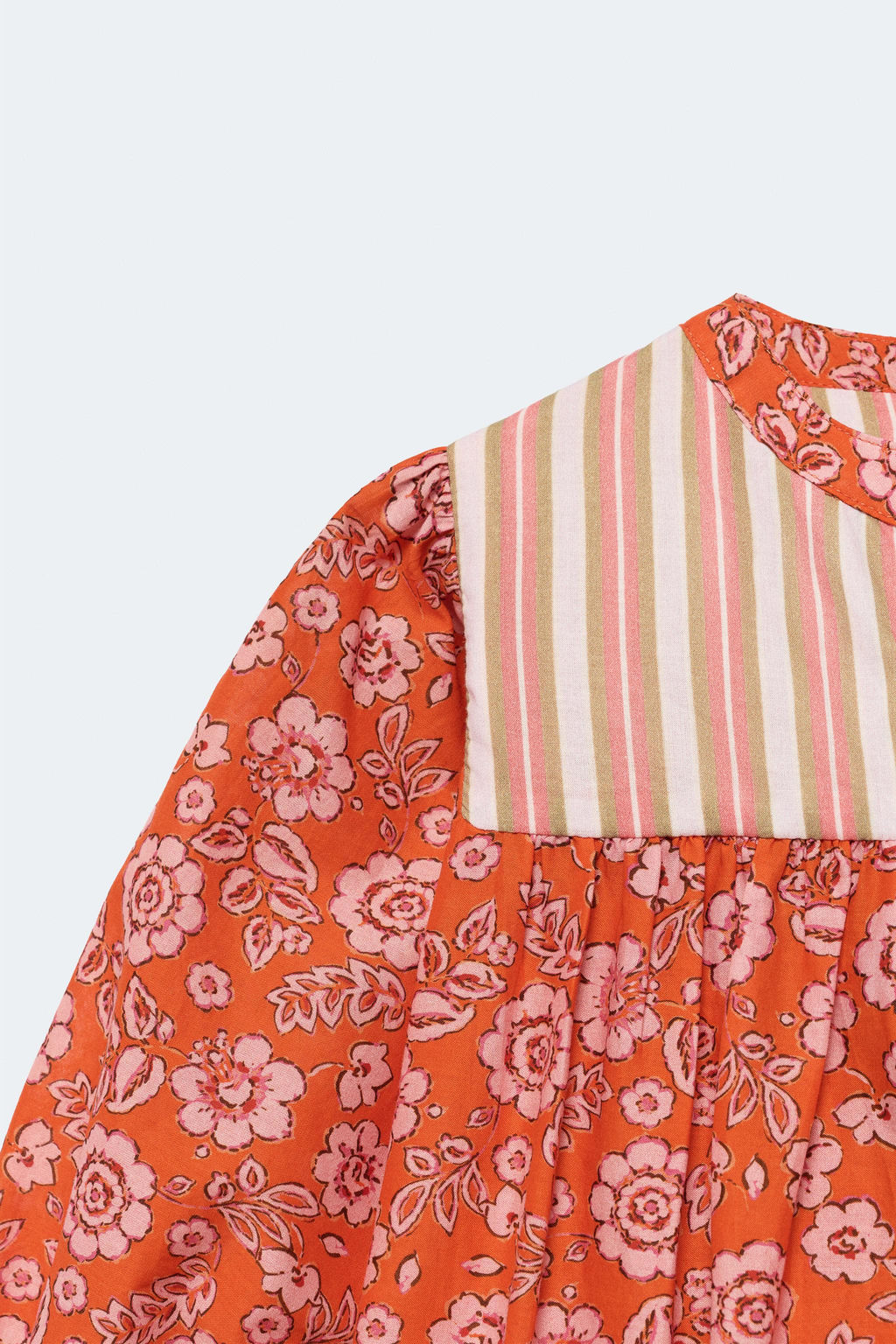 2-14 A?OS/ VESTIDO KAFT?N FLORES LIMITED EDITION / Naranja - Zara фото 6