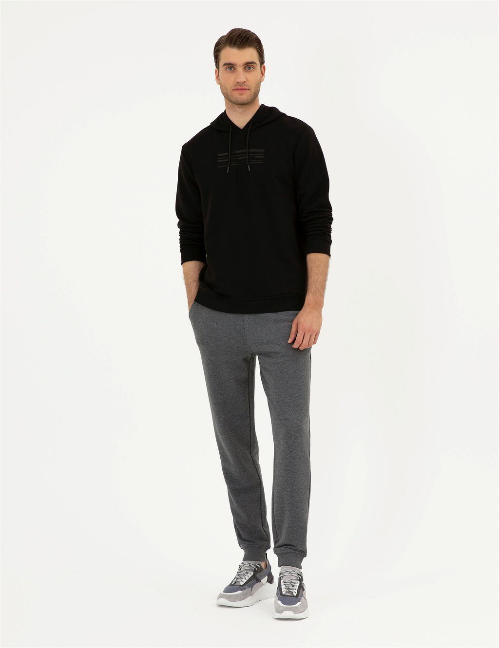 Antrasit Melanj Slim Fit E_ofman Alt_