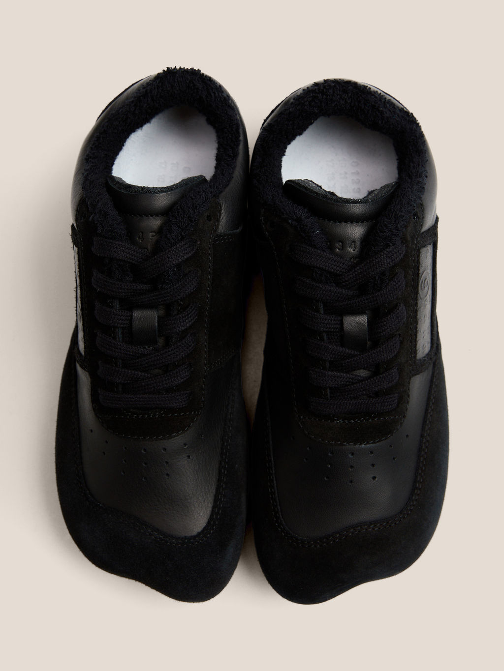 Женские кеды MM6 MAISON MARGIELA SNEAKERS Артикул 4669971, черный  фото 4