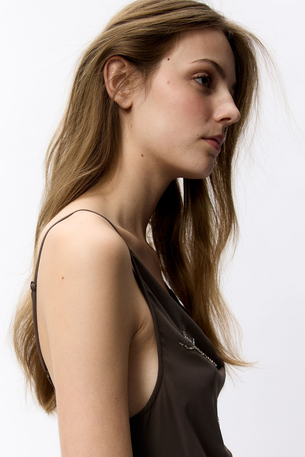 Vestido drapeado con cuentas - H&m фото 5