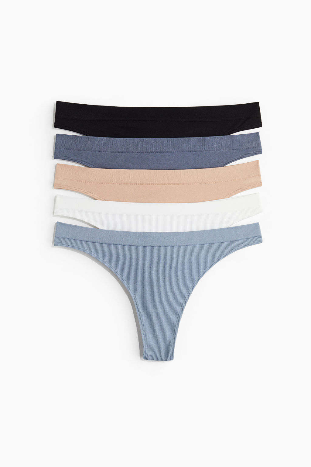 Pack 5 bragas thong Seamless - H&m фото 9