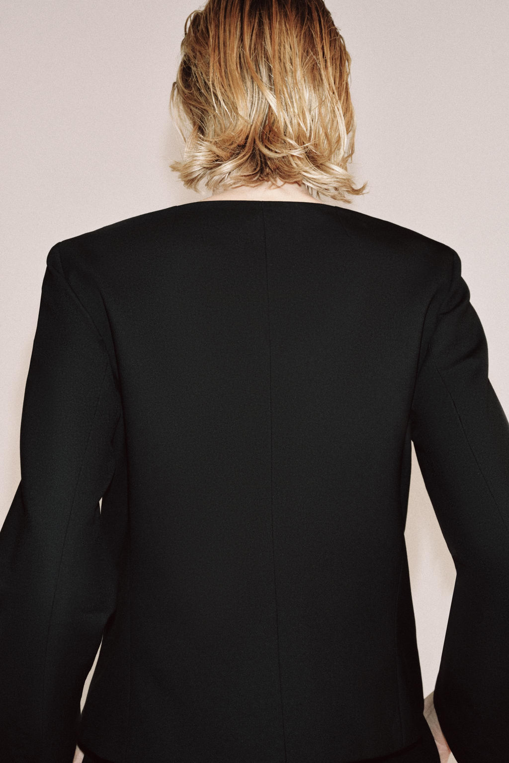 CHAQUETA BOTONES ZW COLLECTION / Negro