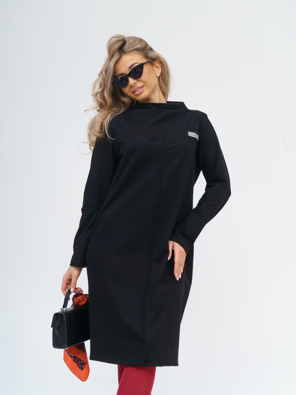 854 Платье "черный"