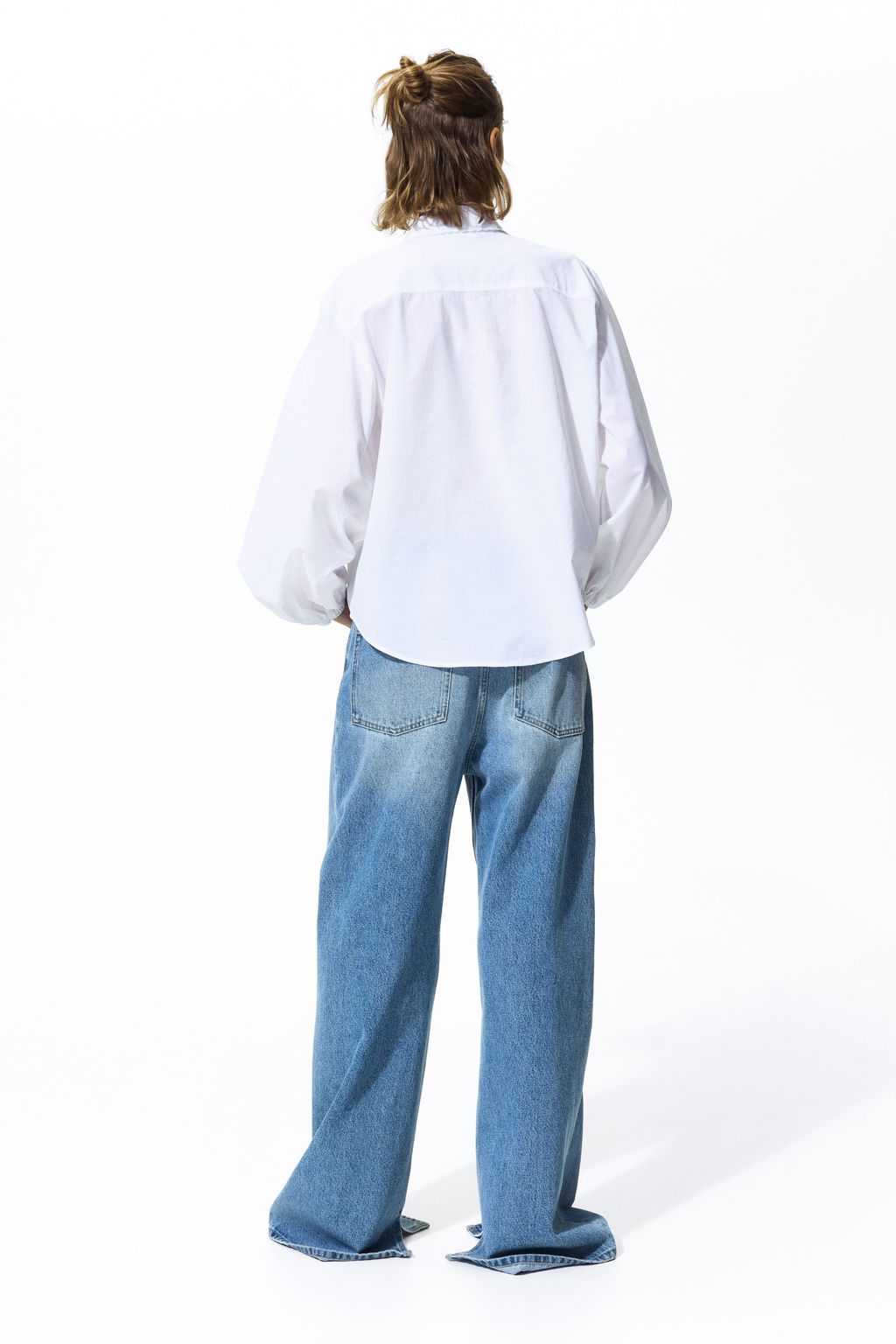 Camisa de algod?n con ribete de encaje - H&m фото 7