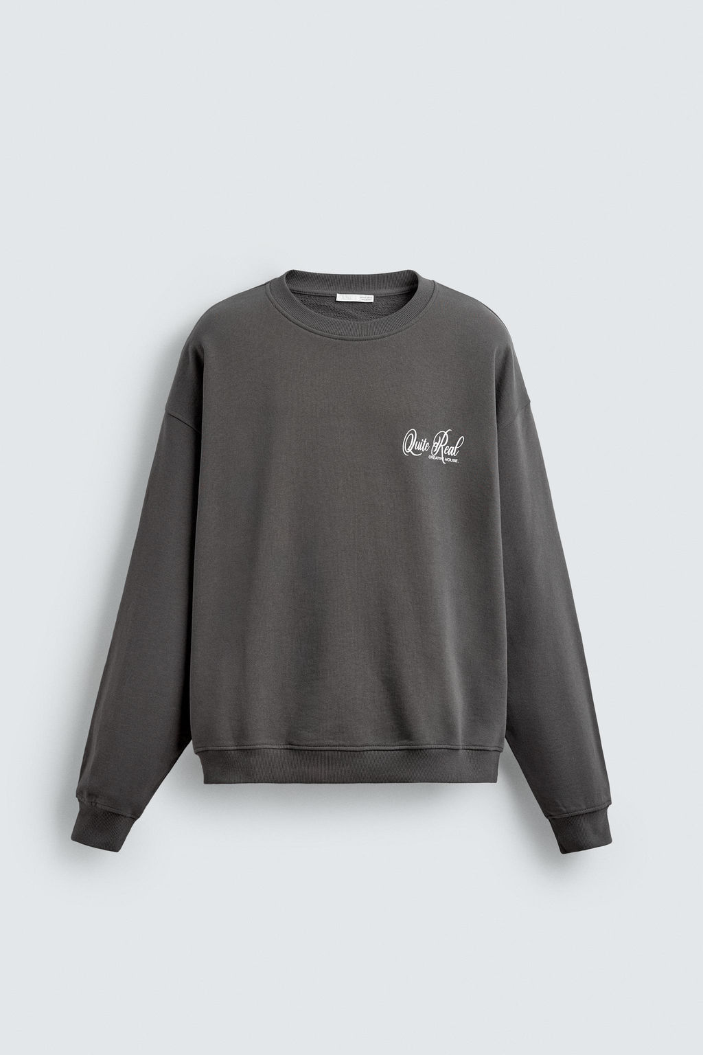 PRINTED CREW NECK SWEATSHIRT - Zara фото 7