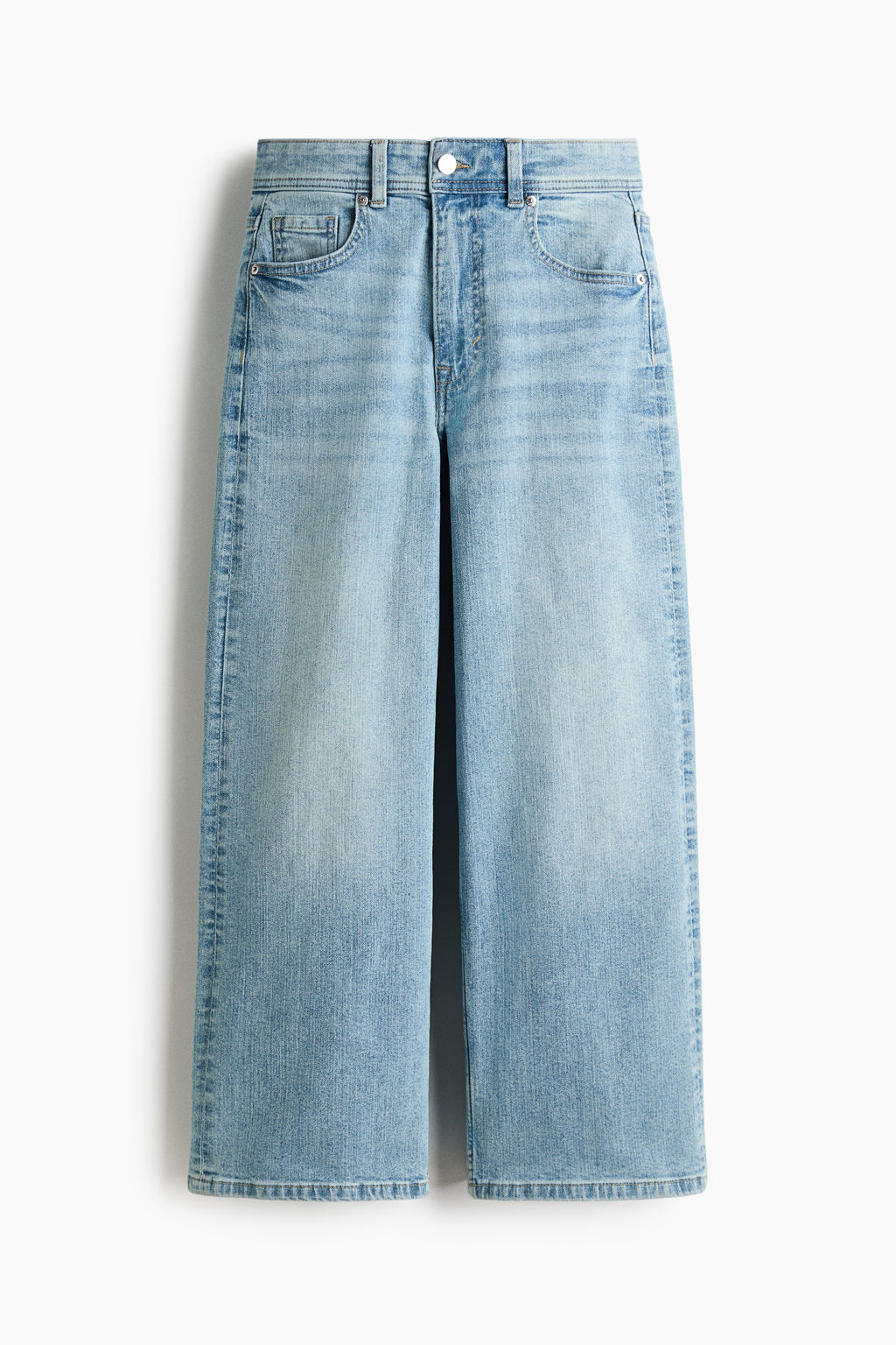 Wide High Waist Ankle Jeans - H&m фото 5