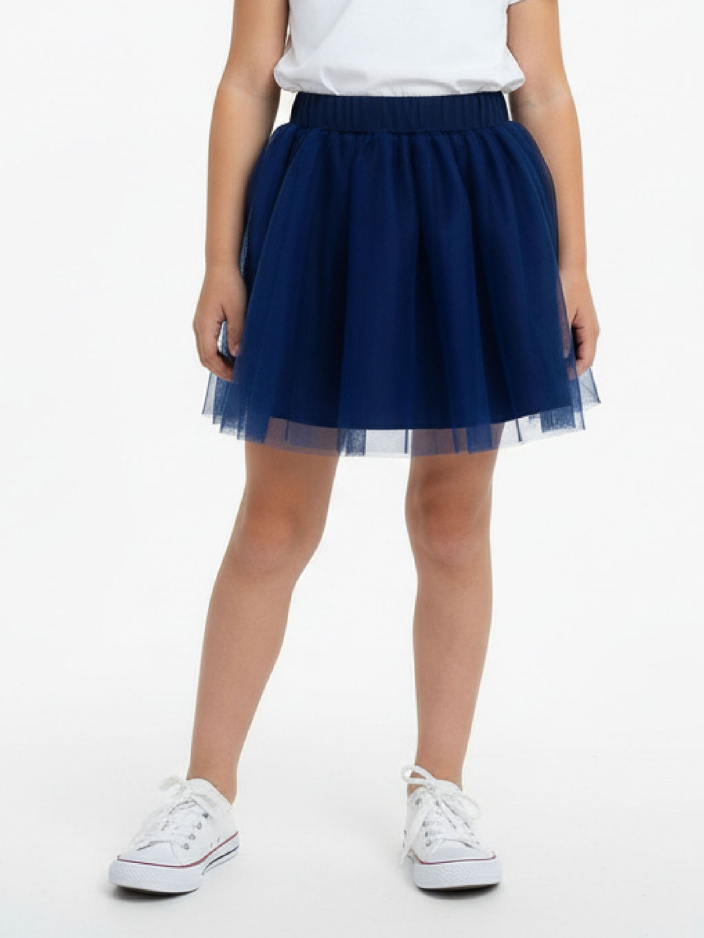 Юбка пачка из фатина 22-4796 синяя сетка - Mini maxi фото 2