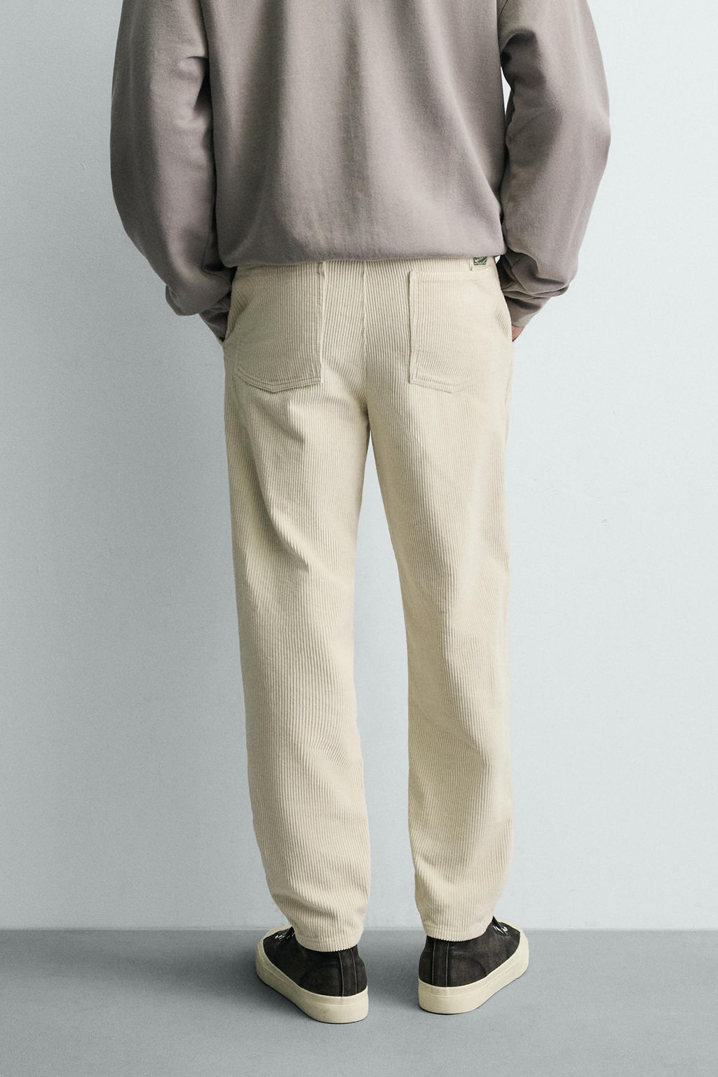 CARROT FIT CORDUROY TROUSERS - Zara фото 20