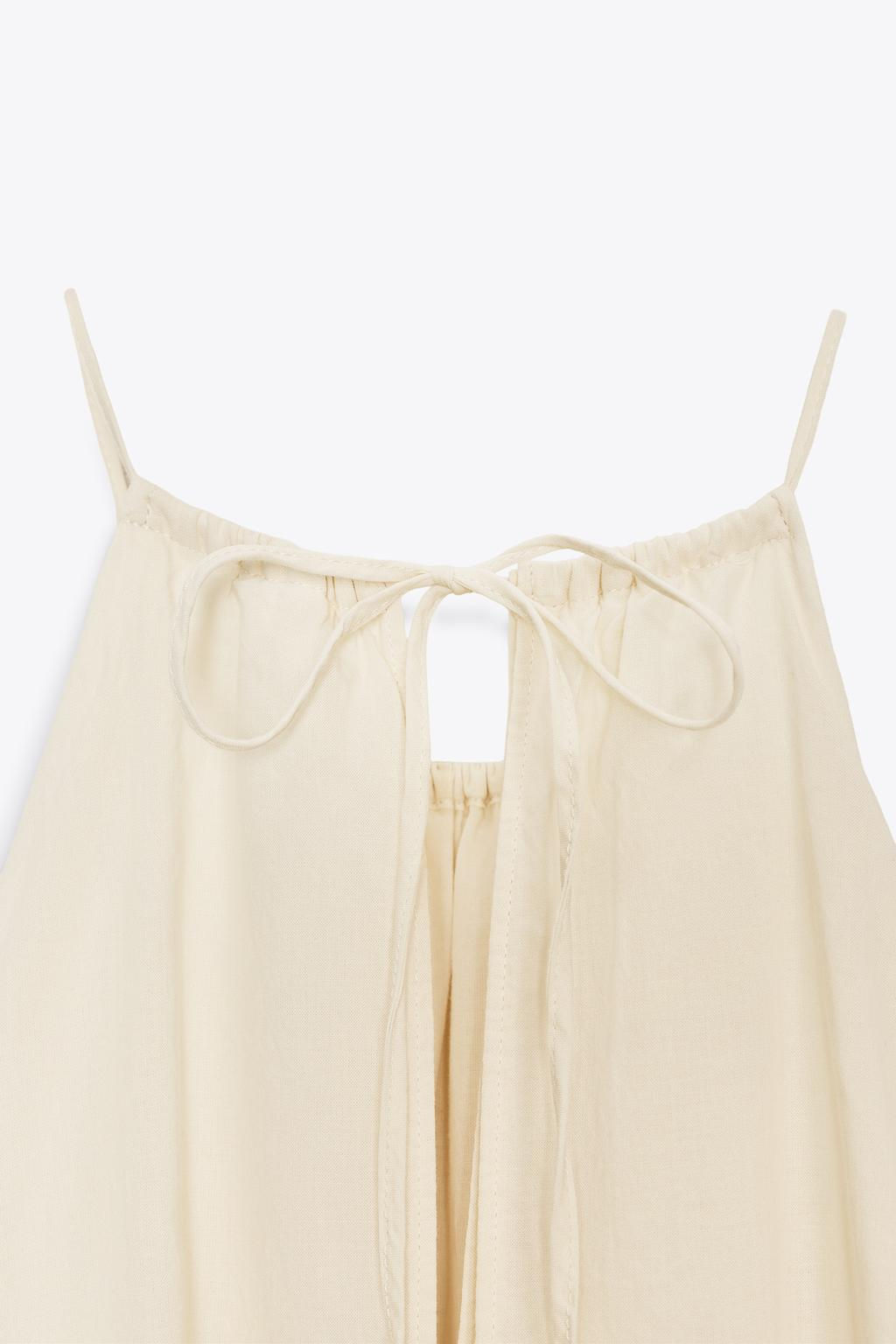 ZW COLLECTION HALTER RUFFLE DRESS - Zara фото 7