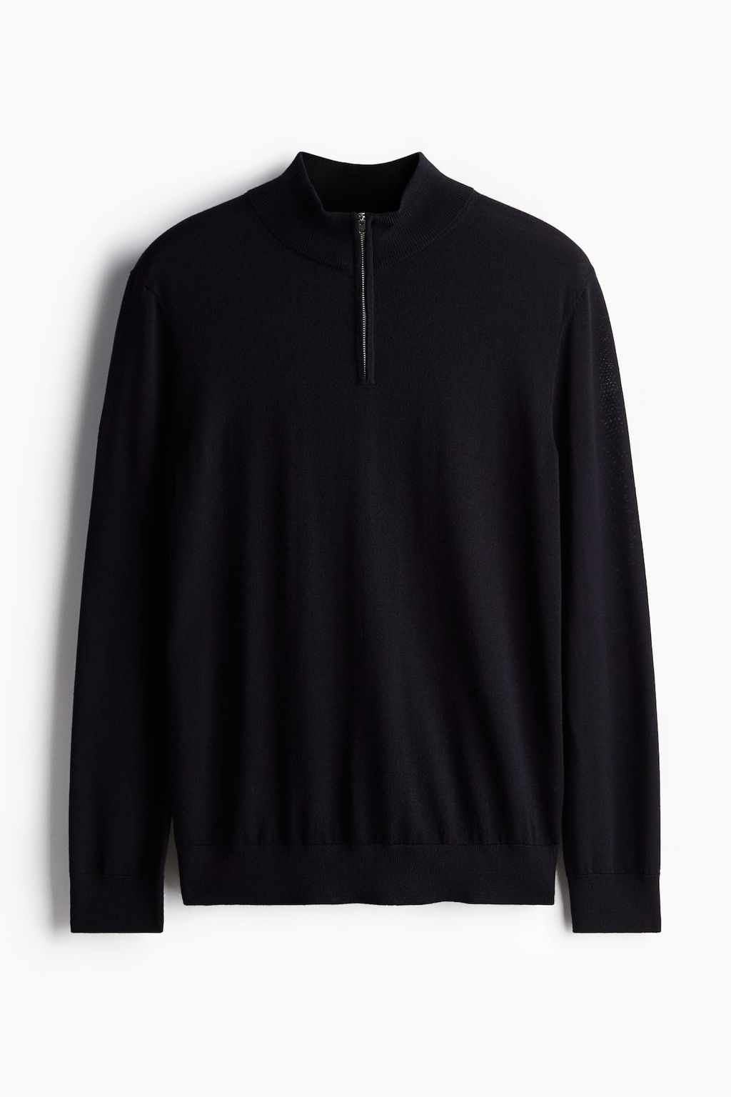 Jersey en lana merino con cremallera Slim Fit - H&m фото 5