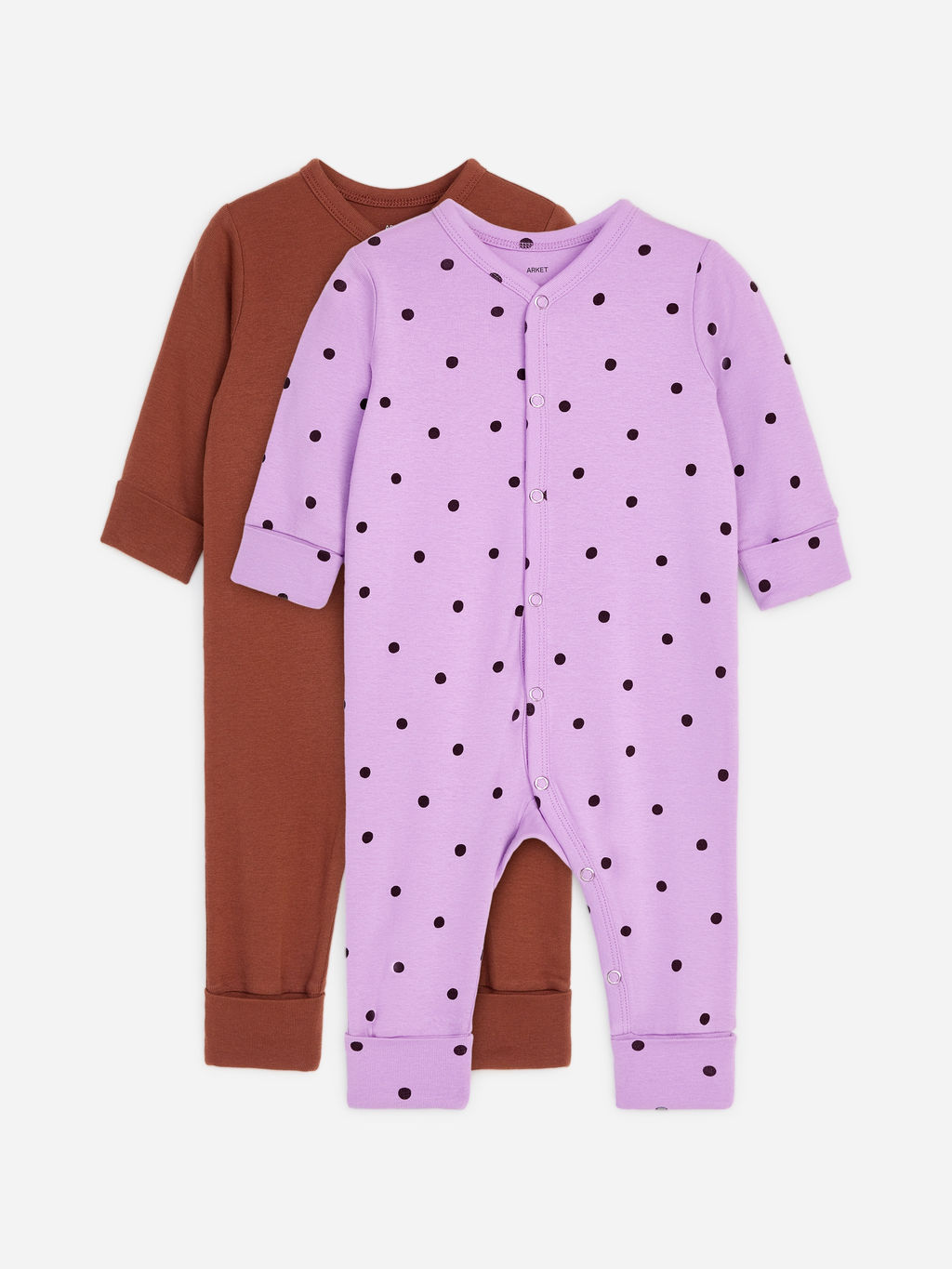 Juego de 2 pijamas de una sola pieza