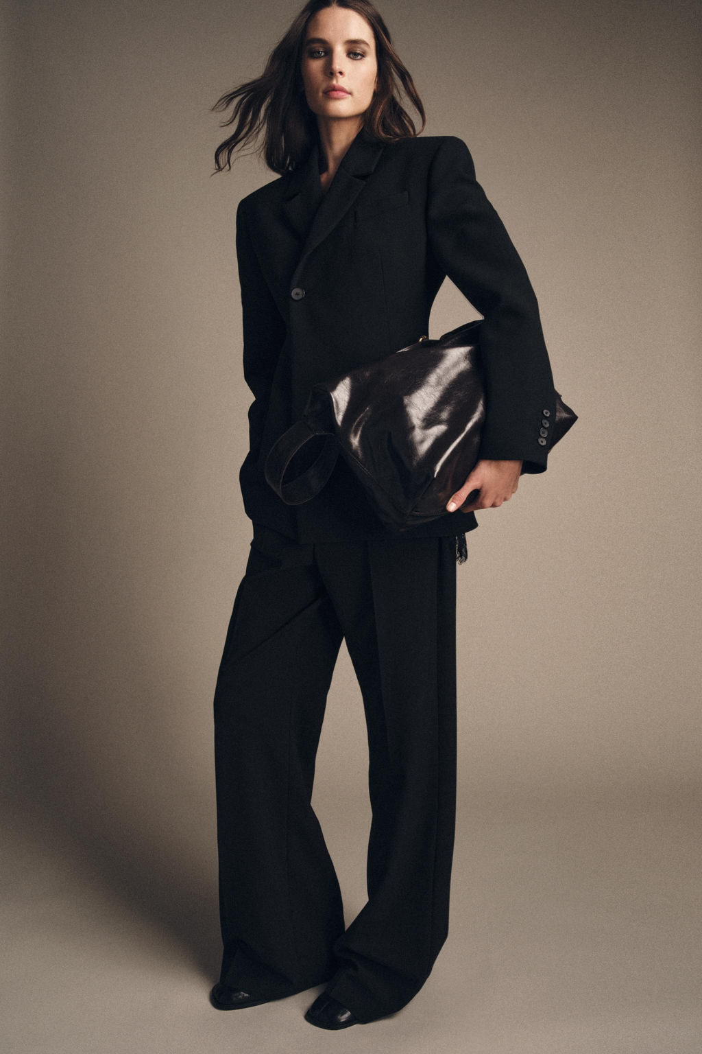 ZW COLLECTION TAILORED BUTTON BLAZER - Zara фото 2