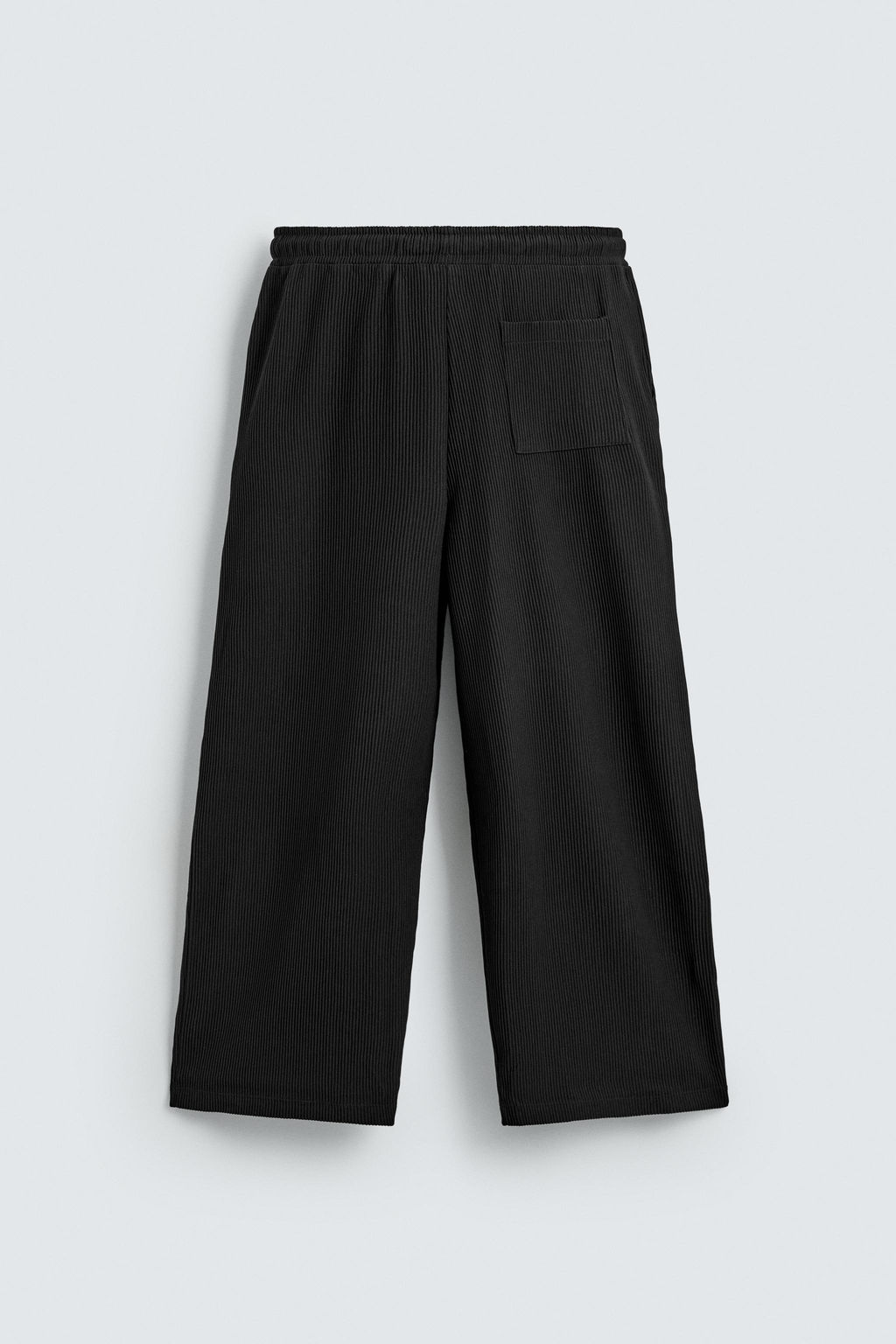 PANTAL?N RELAXED FIT OTOM?N PLIEGUES / Negro - Zara фото 8