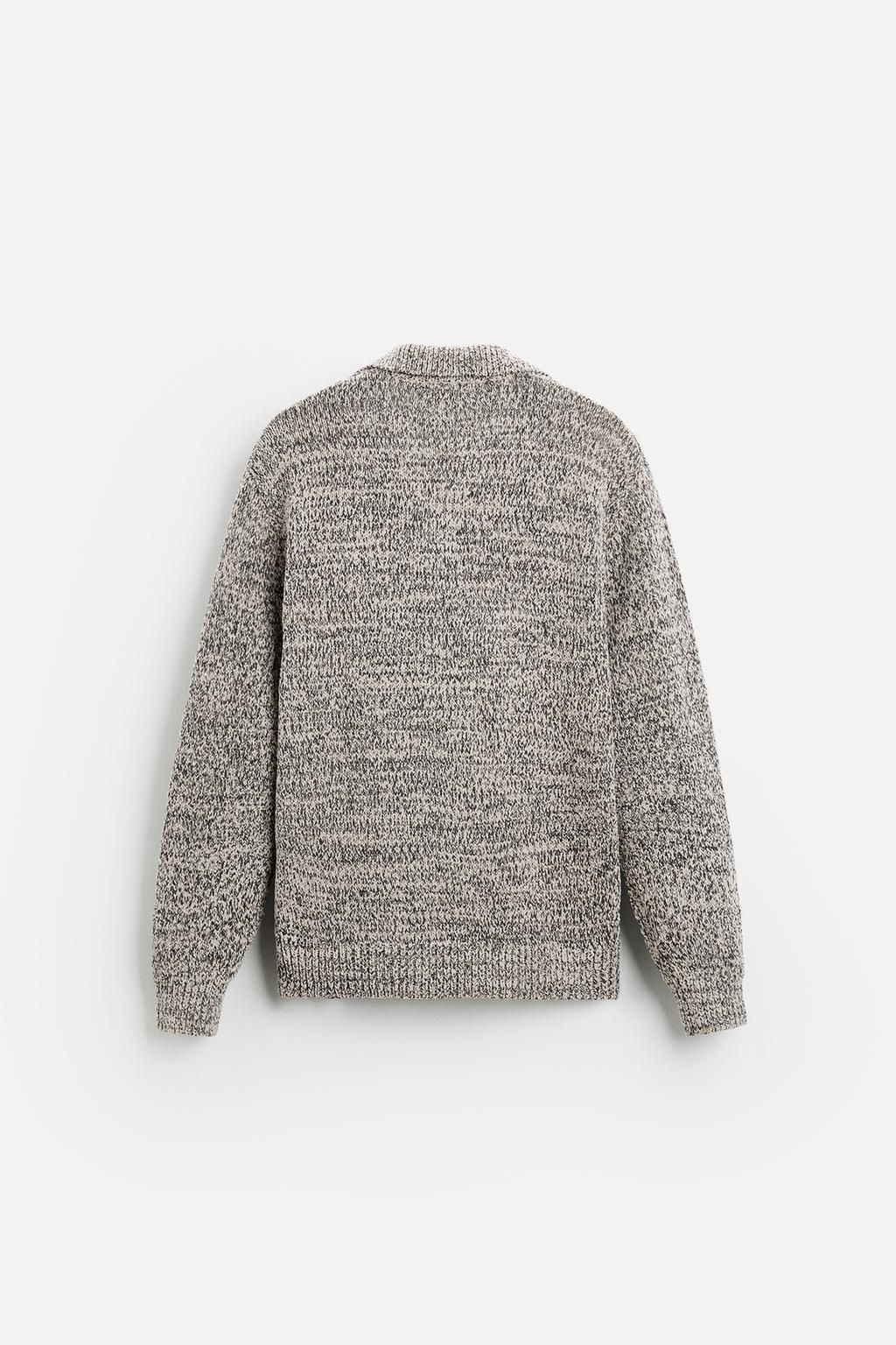 TEXTURED STITCH POLO SHIRT - Zara фото 7