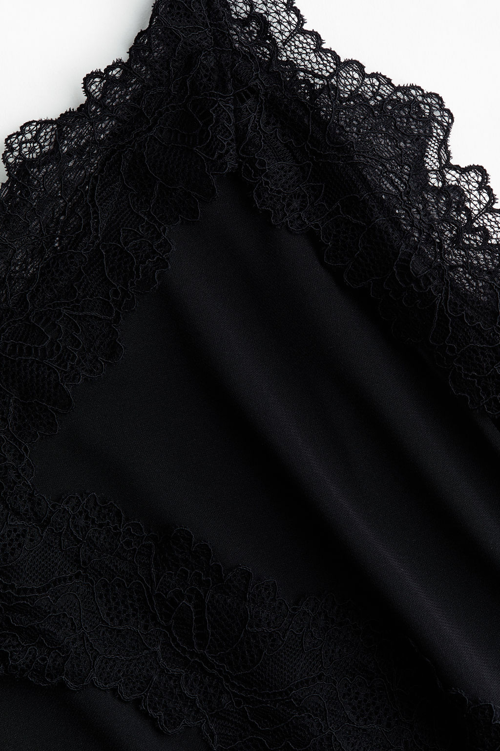 Top en punto roma con detalles de encaje - H&m фото 4