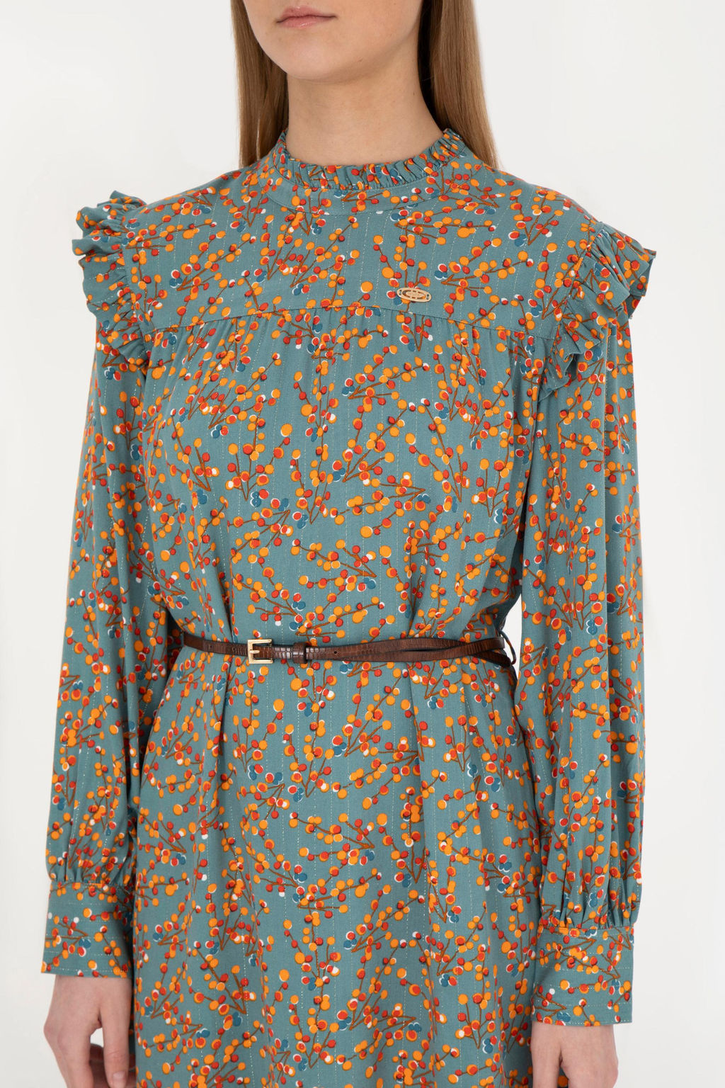 Женское мятное тканое платье Неожиданная скидка в корзине - U.s. polo assn фото 6