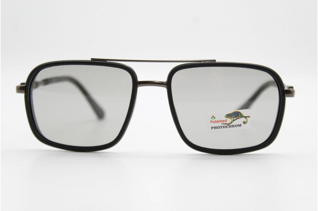 Солнцезащитные очки POMILED (Polarized) (хамелеон,пластик) 08805 63-18-134 С11-51 с мешочком  фото 2