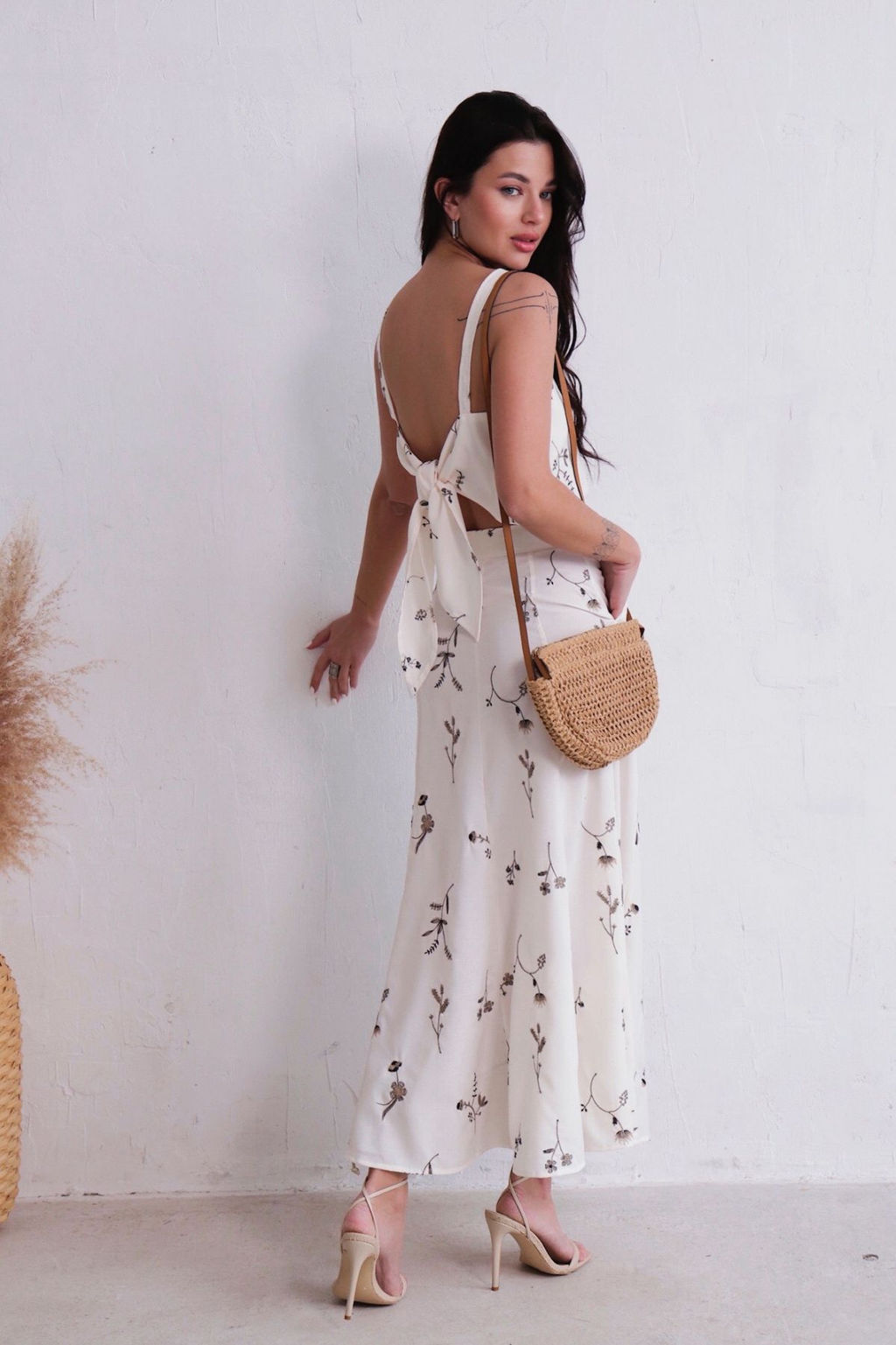 11988 Костюм из топа и юбки белый с вышивкой - Martichelli фото 8