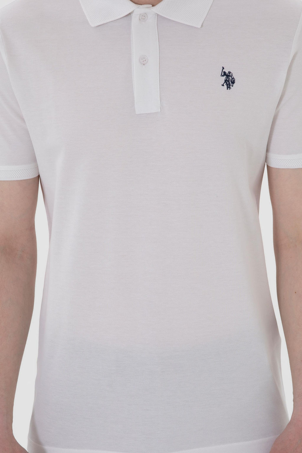 Erkek Regular Fit Polo Yaka Beyaz Basic Ti__rt Sepette S_rpriz _ndirim - U.s. polo assn фото 6