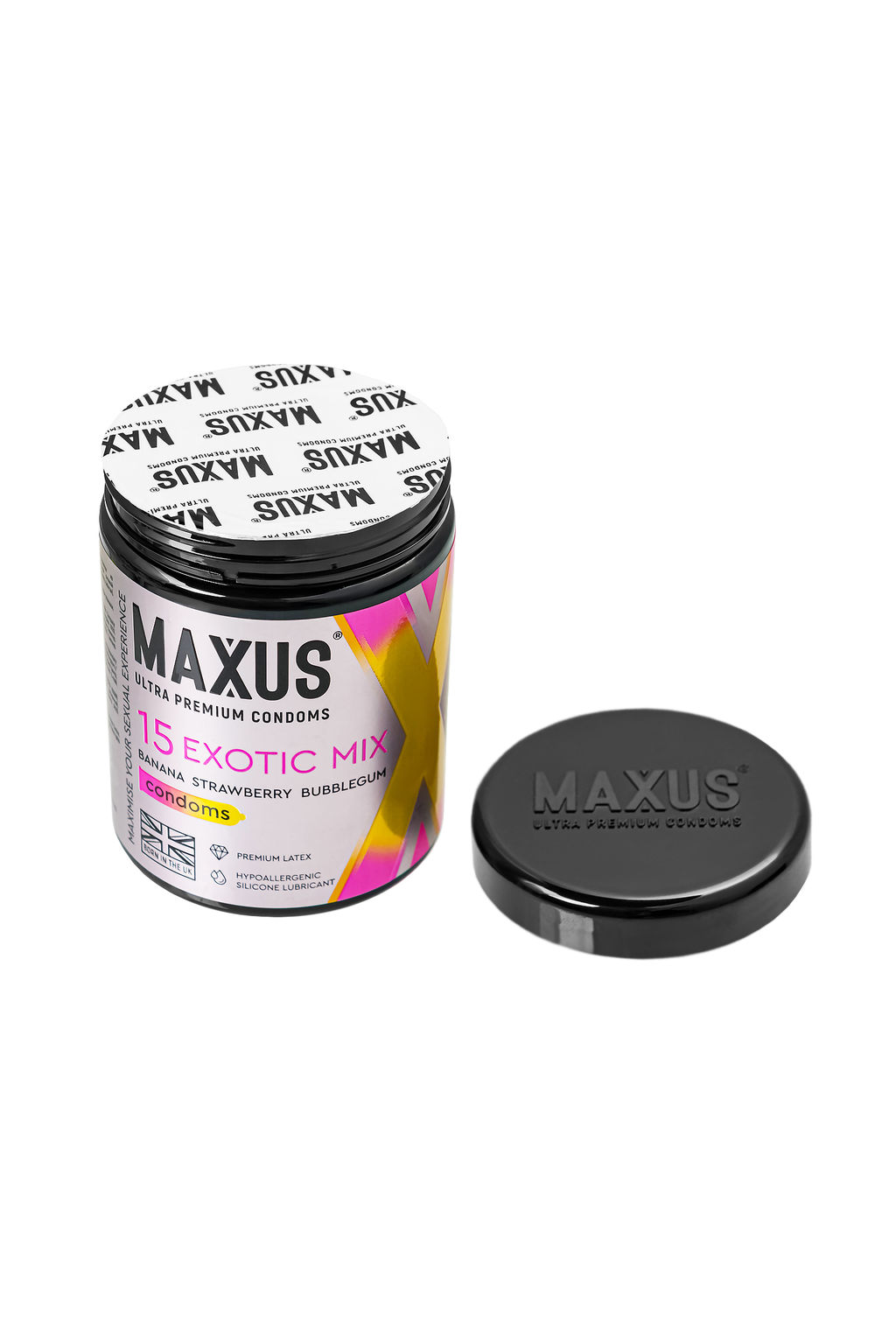 Презервативы Maxus EXOTIC MIX, латекс, ароматизированные 15 шт.