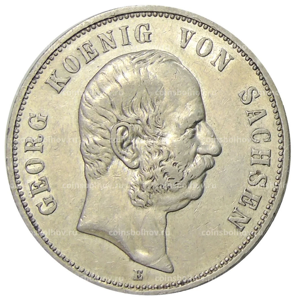 5 марок 1904 года E Германия (Саксония)