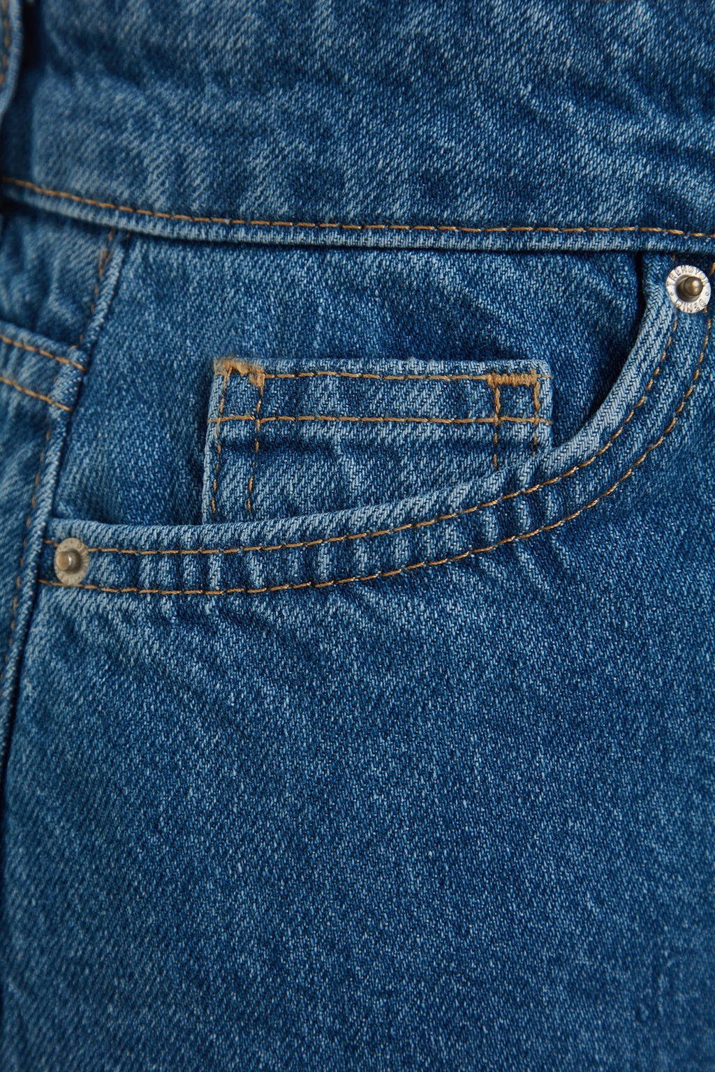 TRENDYOLMILLA Koyu Mavi More Sustainable Y?rtmacl? Maxi Denim Etek TWOSS23ET00289 фото 9