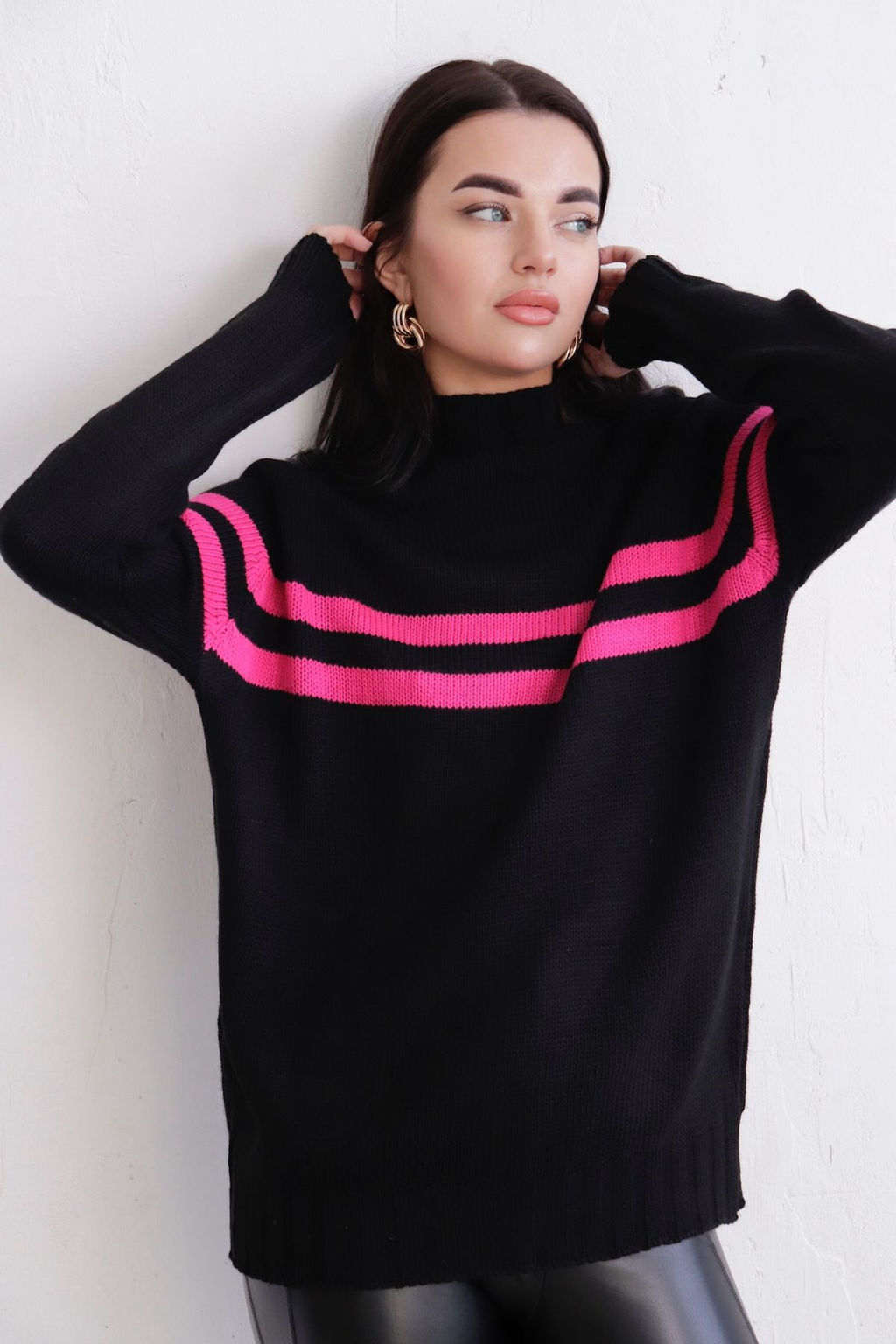 10089 Свитер чёрный - Martichelli фото 27