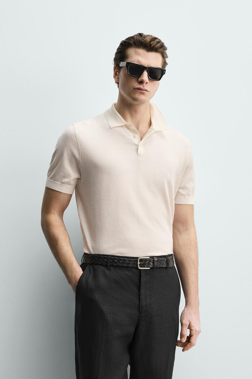 POLO PUNTO REGULAR FIT / Crudo - Zara фото 2