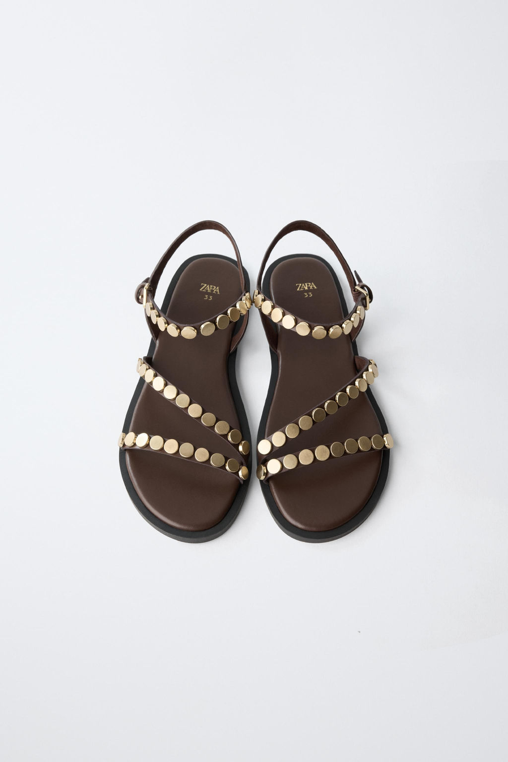 SANDALIA TACHAS / Marr?n - Zara фото 4