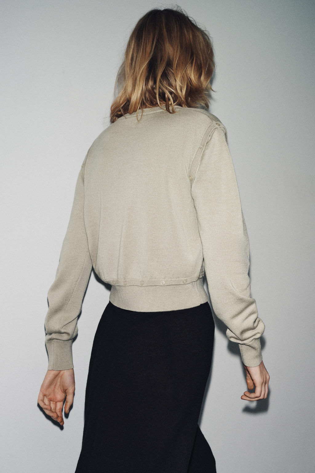 BUTTON DETAIL KNIT SWEATER - Zara фото 3