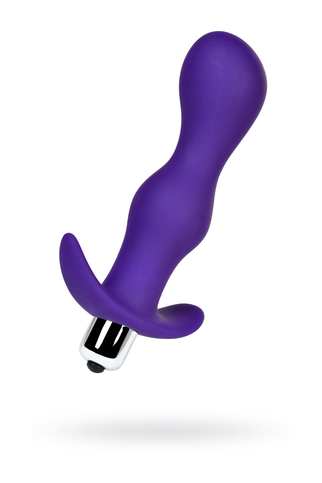 Анальная пробка с вибрацией A-Toys by TOYFA Kamet, размер L, силикон, фиолетовый, 14 см