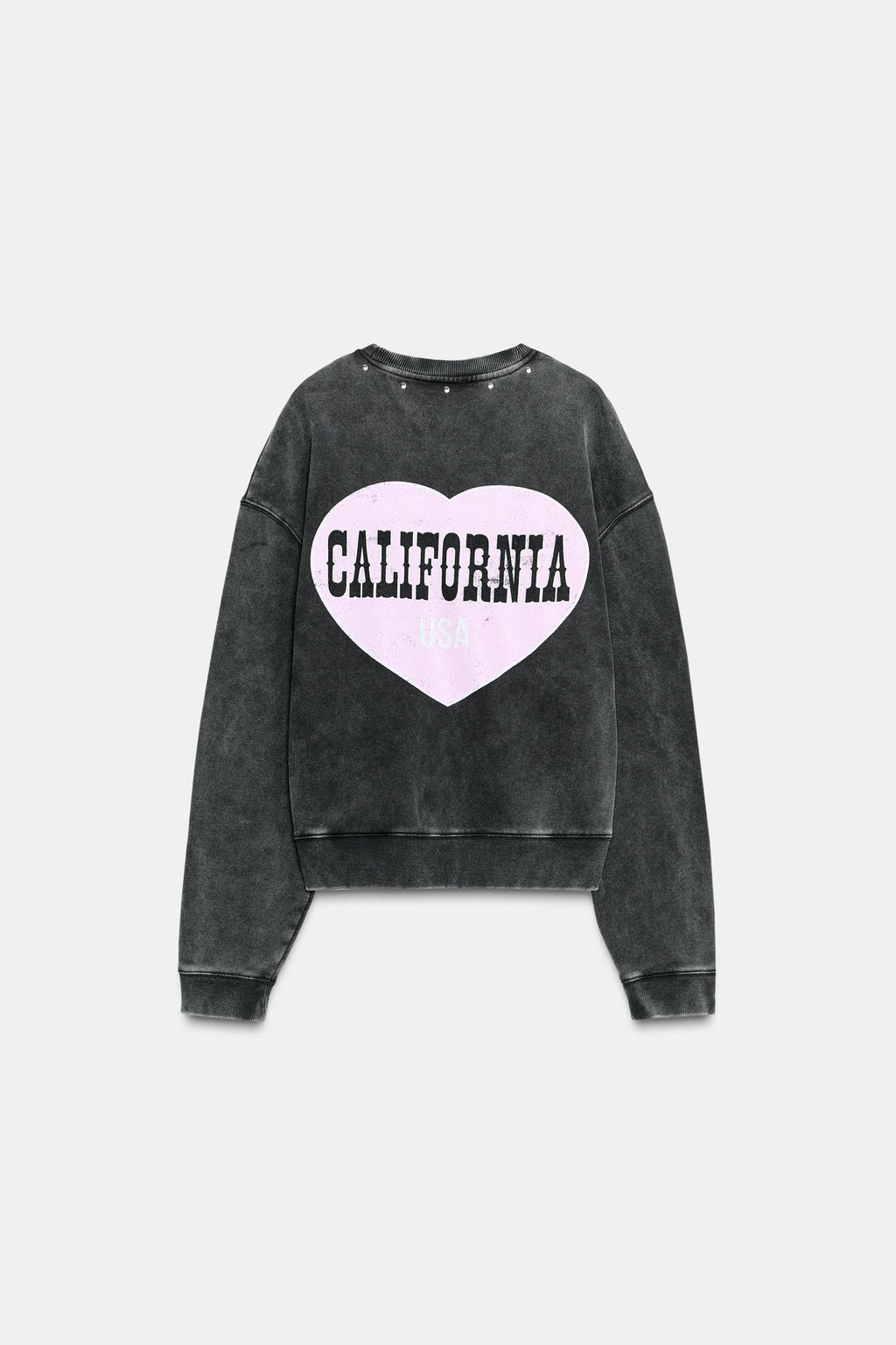 WASHED SLOGAN SWEATSHIRT - Zara фото 7