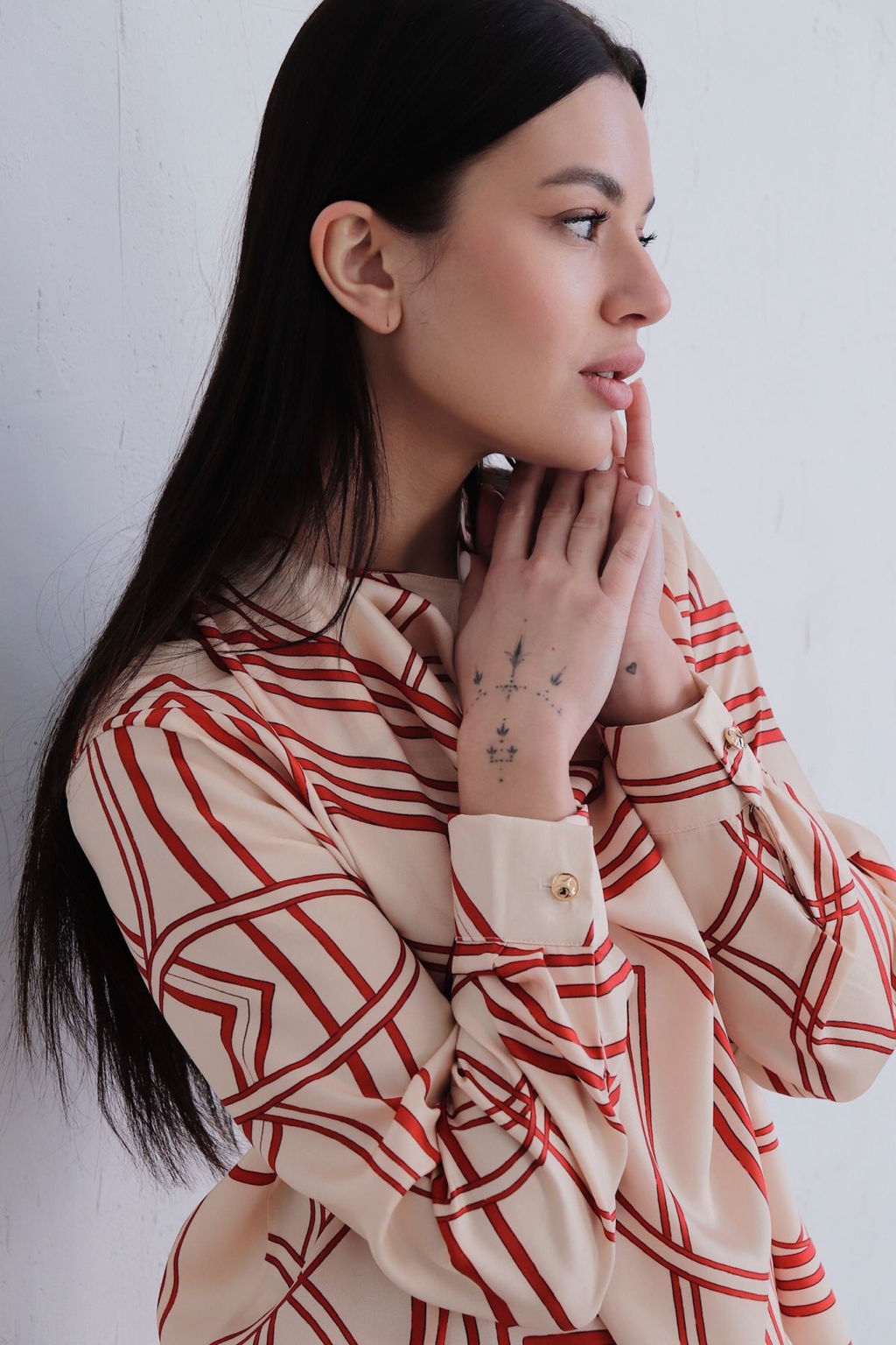 12012 Блуза с драпировкой - Martichelli фото 4